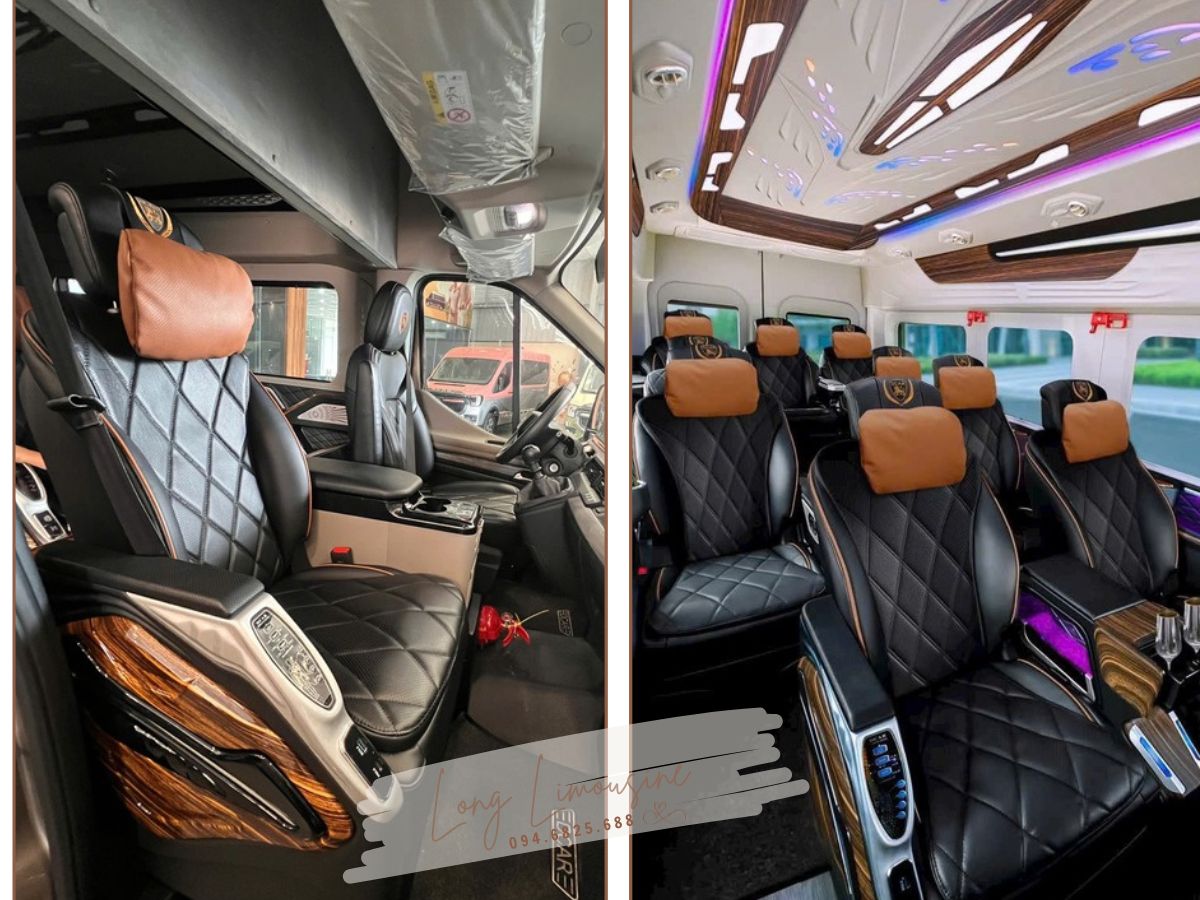 Ford Transit Limousine 12 chỗ - Dcar Thương Gia - Ghế MayBach 4