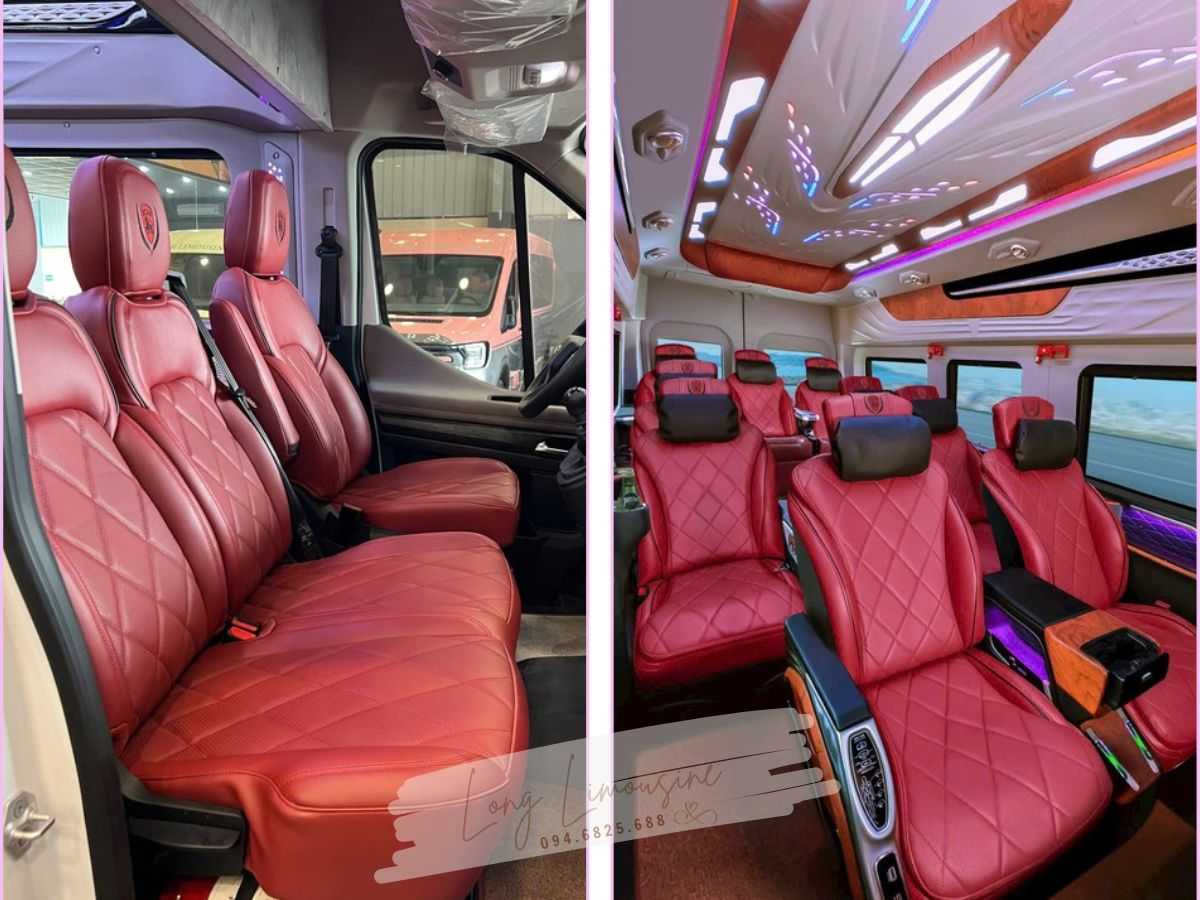 Ford Transit Limousine 12 chỗ - Dcar Thương Gia - Ghế MayBach 2