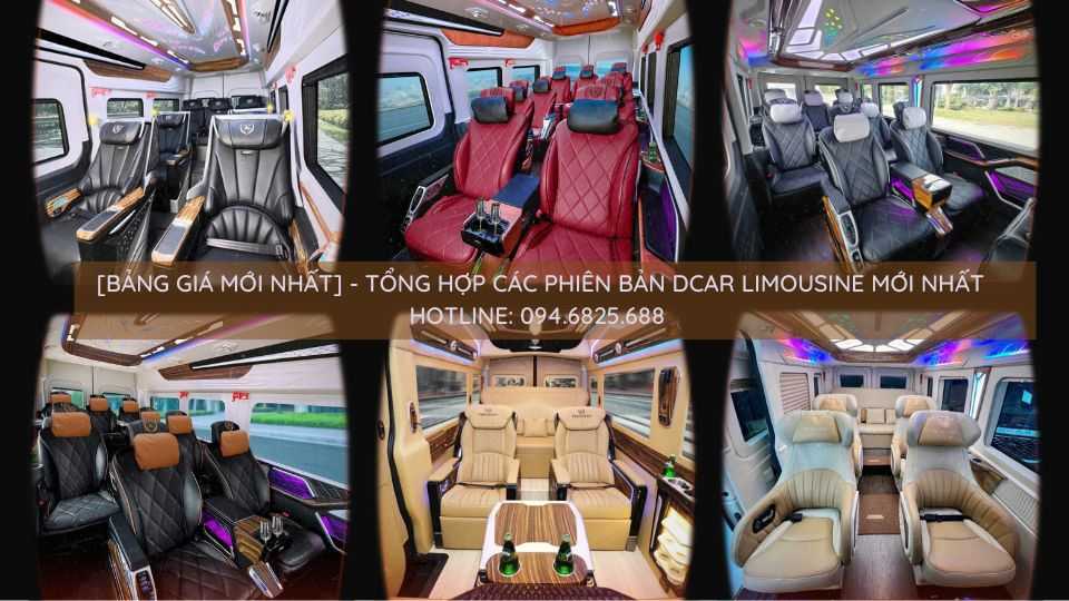 GIÁ XE DCAR LIMOUSINE CHÍNH HÃNG - UPDATE (06/2025) 1