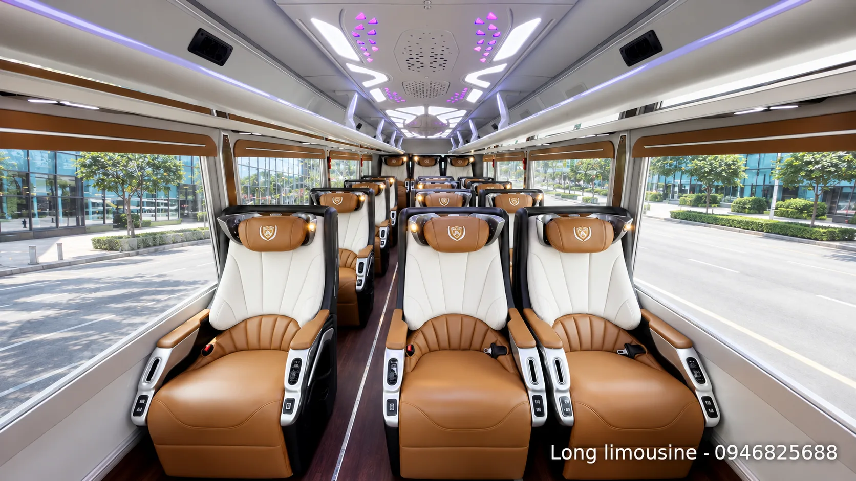 Nội thất xe Limousine 16 chỗ có gì khác xe 16 chỗ thường?